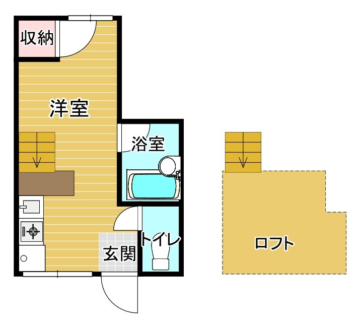 ﾊｲﾂﾊﾞｲﾊﾟｽ 間取り