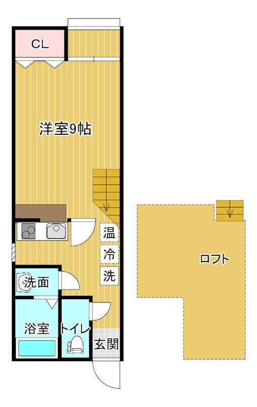 ｸｴｽﾄS 間取り