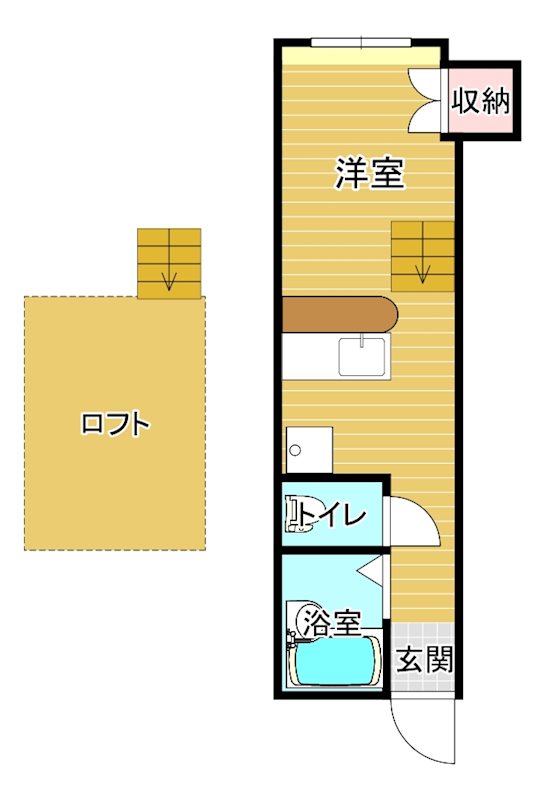 ｻﾝﾛｰｾﾞ 間取り