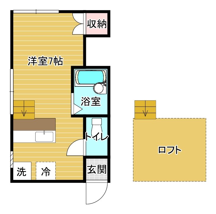 ﾌﾞﾙｰﾊｲﾑ 間取り