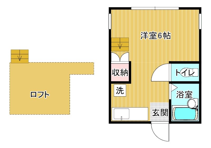 ﾗﾌｪｰﾘｱ西園 間取り