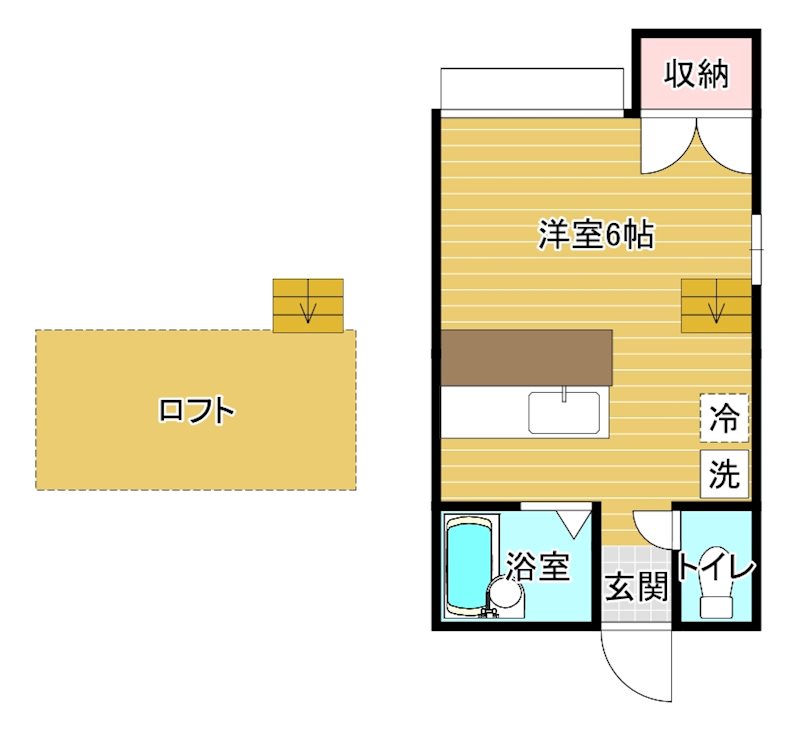 大志館Ⅱ 間取り
