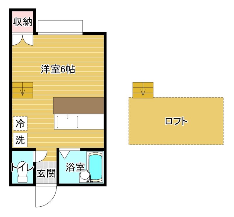 大志館Ⅲ 間取り