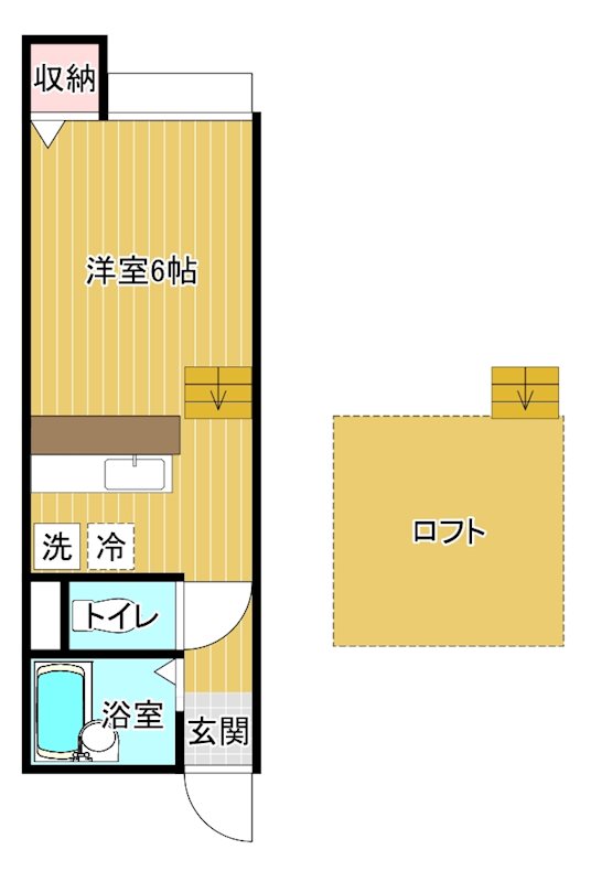 ﾌﾟﾘﾑﾛｰｽﾞ 間取り