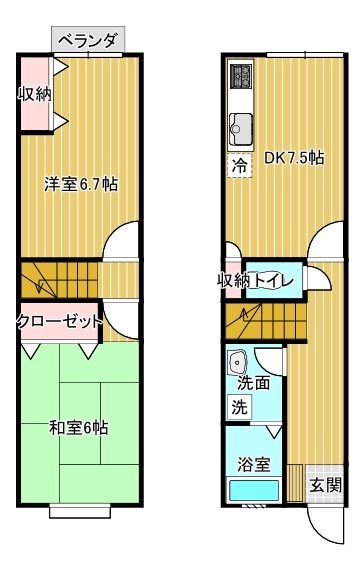 ﾂｲﾝﾋﾟｱ舟入Ⅱ 間取り