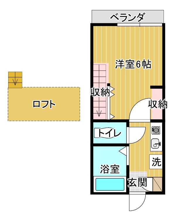 ﾍﾞﾙﾄﾋﾟｱ新潟14 間取り