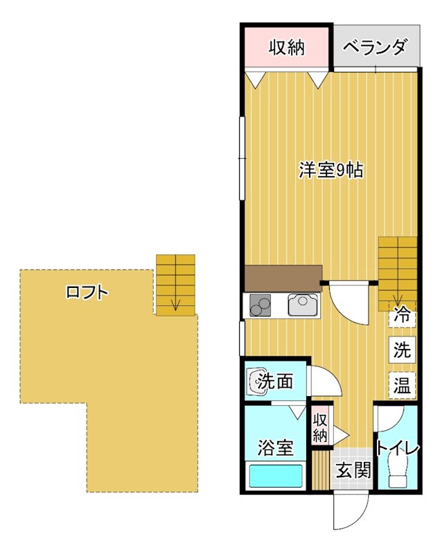 GAKUENﾋﾙｽﾞ 間取り