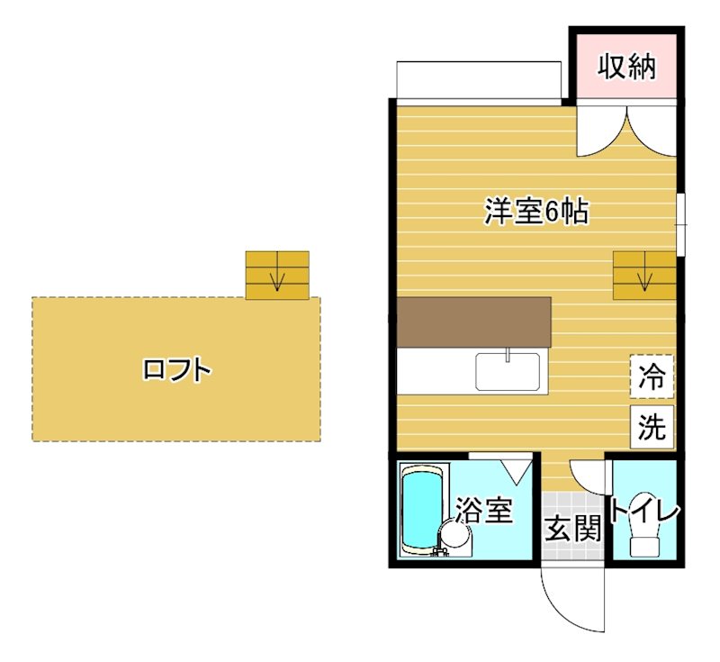 大志館Ⅱ 間取り