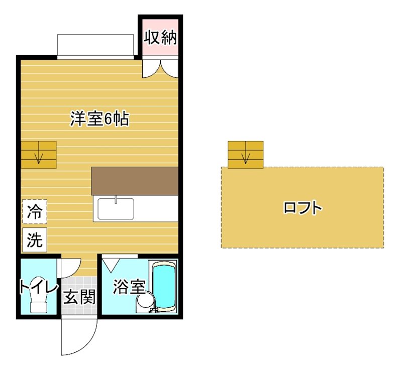 大志館Ⅰ 間取り