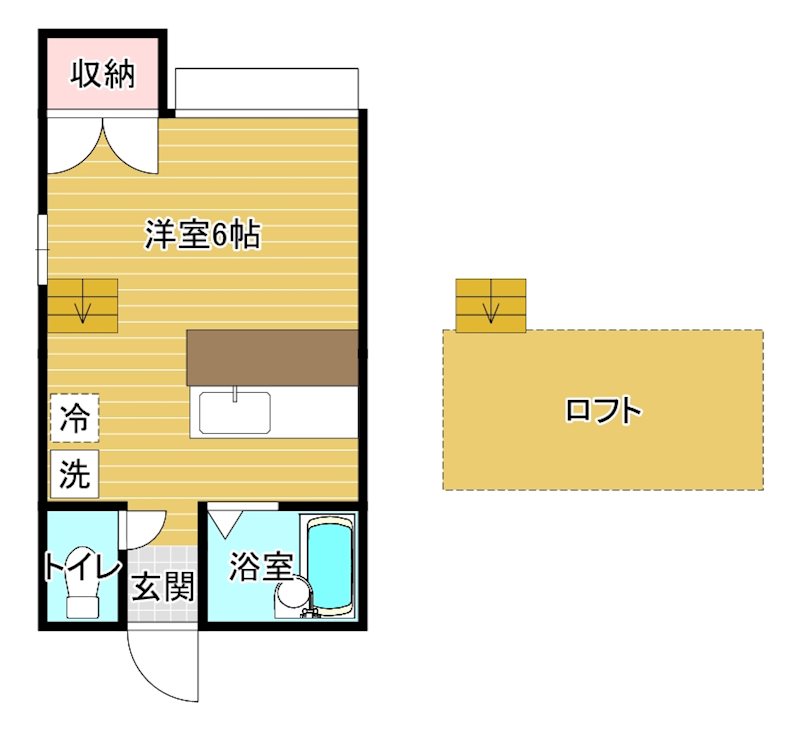 大志館Ⅲ 間取り