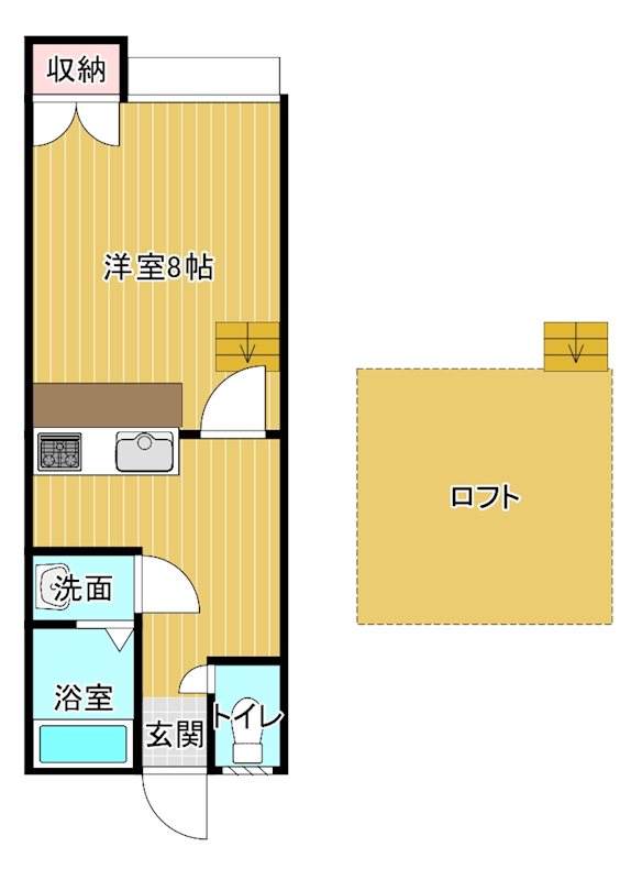 ﾂｲﾝﾋﾟｱ舟入Ⅰ 間取り