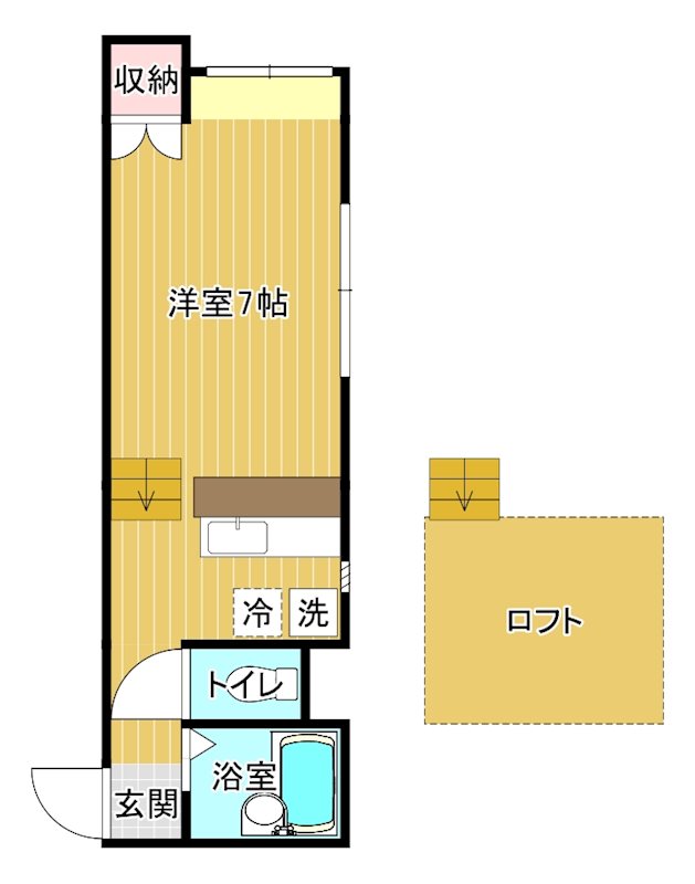 ﾙﾌﾟﾗ中央 間取り