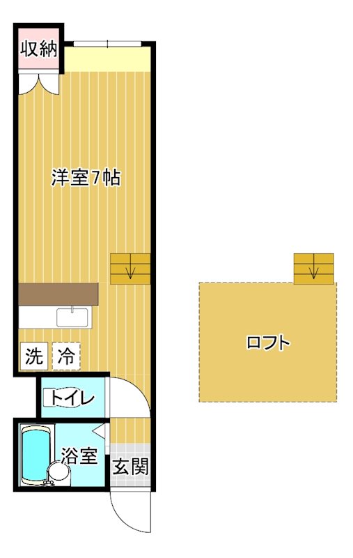 ﾙﾌﾟﾗ中央 間取り