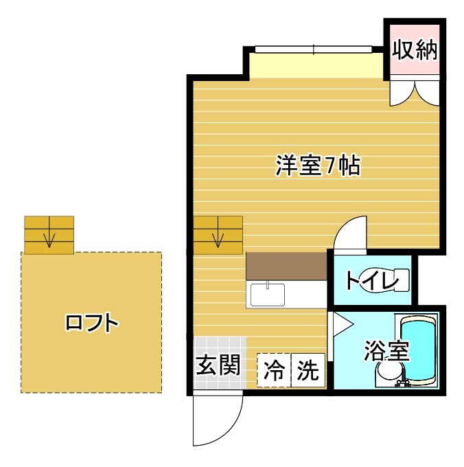 ﾒﾓﾘｰﾊｲﾂ 間取り