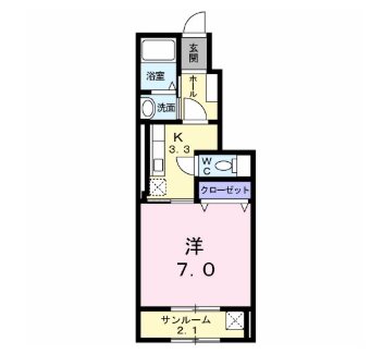 ﾗ･ﾙｰﾁｪﾋﾞｰﾀ 間取り