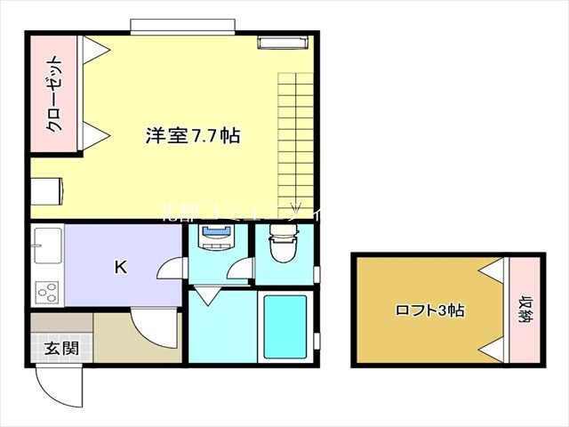 ｻﾝﾌﾚﾝﾄﾞ女池 間取り