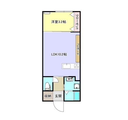 ｶﾞｰﾃﾞﾝｼﾃｨ長潟 間取り