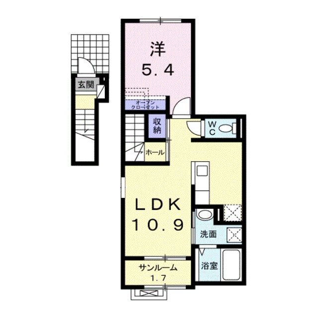 ﾚｼﾞｪﾝﾄﾞ　ﾓﾘ 間取り