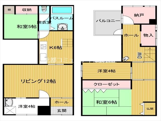 入船町貸家 間取り
