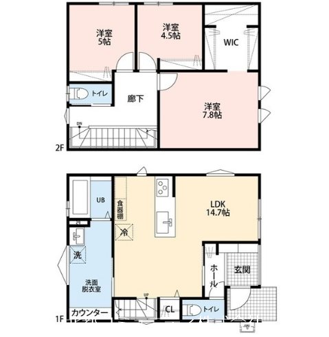 南紫竹戸建2号棟 間取り