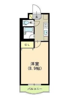 ﾊﾟｰｸｻｲﾄﾞｸﾞﾘｯﾀｰ弁天 間取り