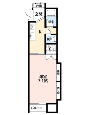 ｴｽﾃｰﾄ旭町 間取り