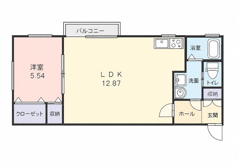 Love＆PeaceⅡ 間取り