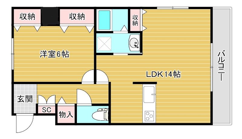 ｸﾞﾗﾝﾃﾞｨｰﾙ駅南 間取り