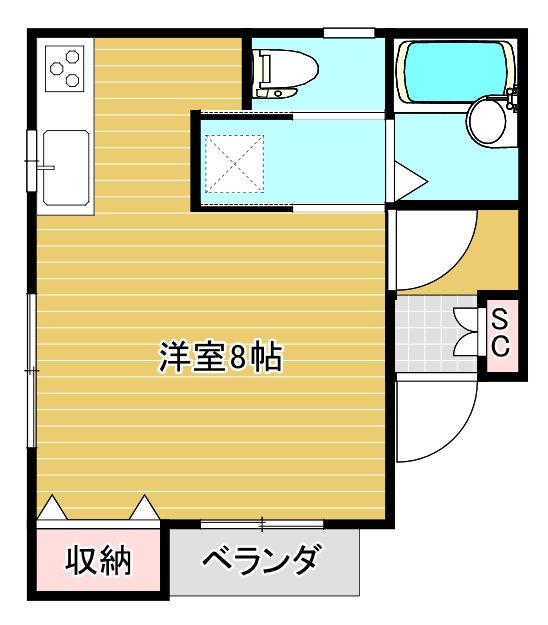 ｸﾞﾘｰﾝﾋﾙ大島 間取り