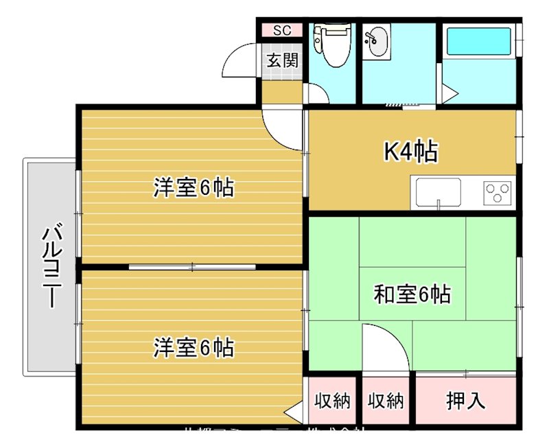 ｸﾞﾗﾝｼｬﾘｵA棟 間取り