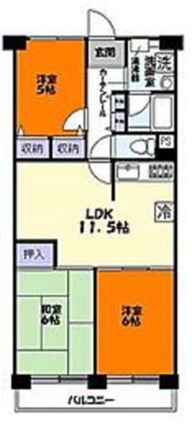 日商岩井亀戸マンション 間取り