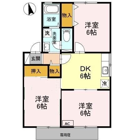 ビューラー高砂　Ｂ棟 間取り図