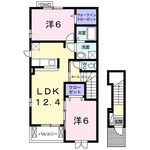 トレス　プラティーノ　ウーノ 間取り図
