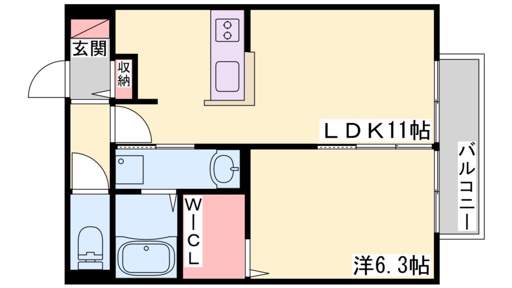コスモス８－８ 間取り図