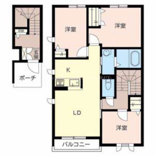 シャーメゾン尾上 間取り図
