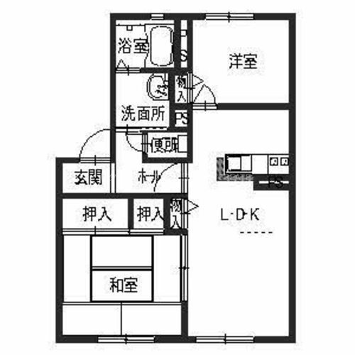 シャーメゾン稲美 間取り図