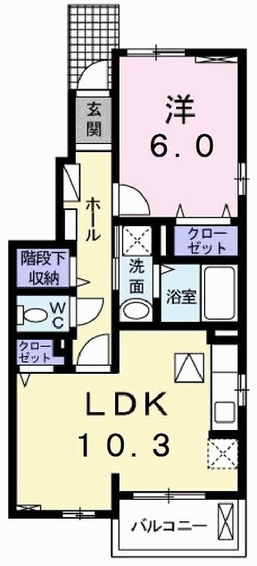 プロスパーⅠ 間取り図