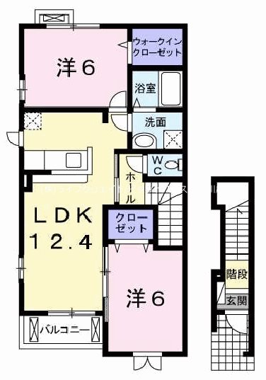 フィオリーレＣ 間取り図