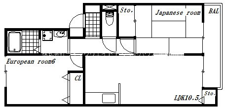 サニーコートⅡ 間取り図