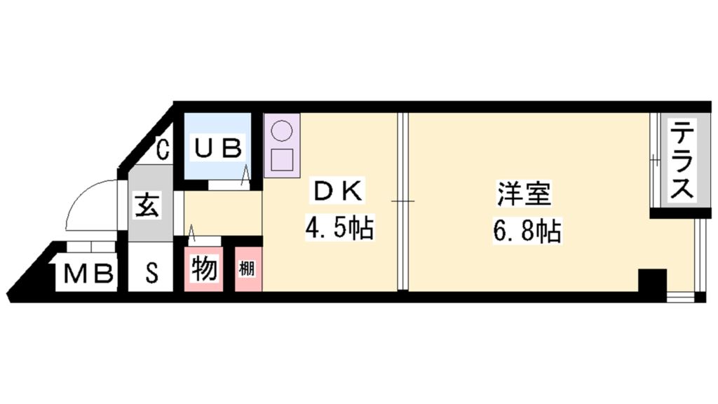 加古川ヤングパレス 間取り図