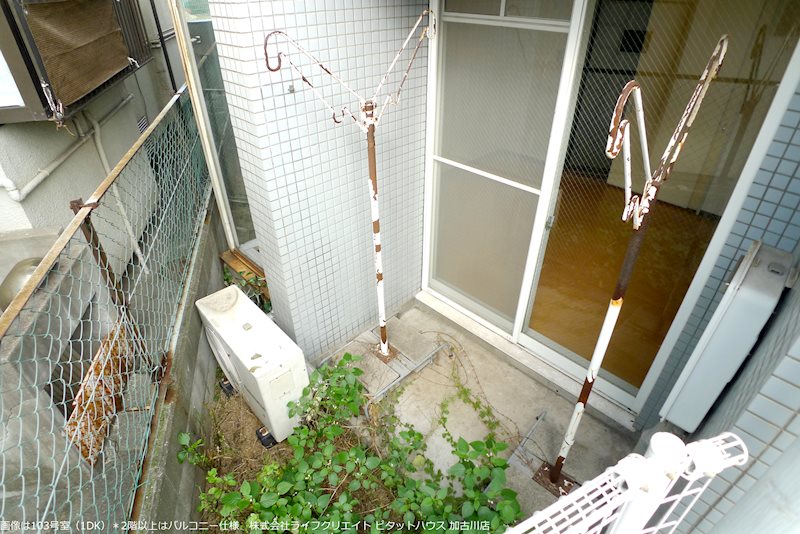 加古川ヤングパレス ベランダ