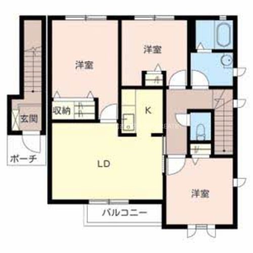 グリーンステージ相の山　Ａ 間取り図