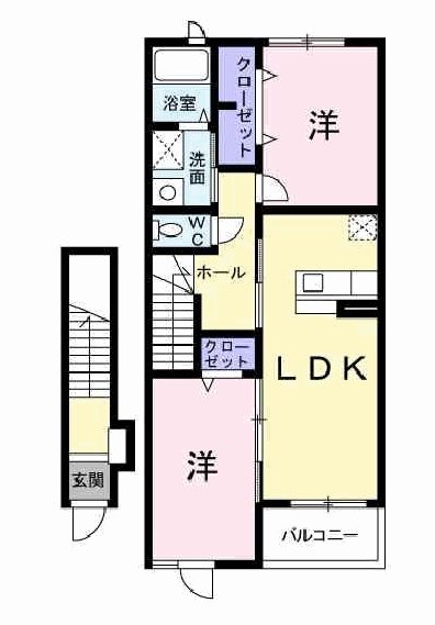 コンソラーレＤ 間取り図