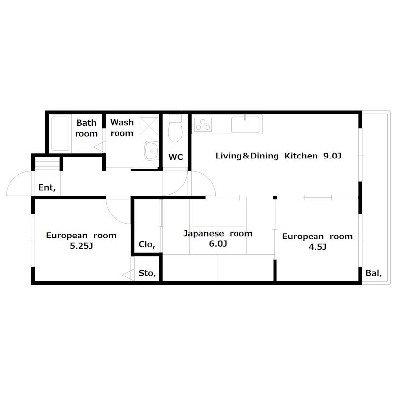 ベアーズ土山 間取り図