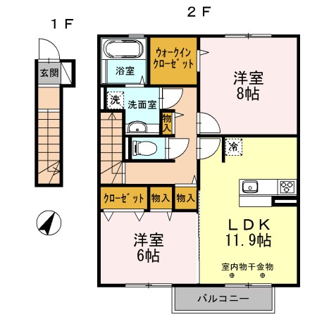 サンハイム 間取り図