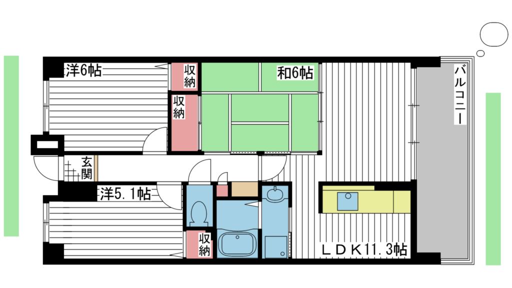 プレステージ明石西Ⅲ 間取り図