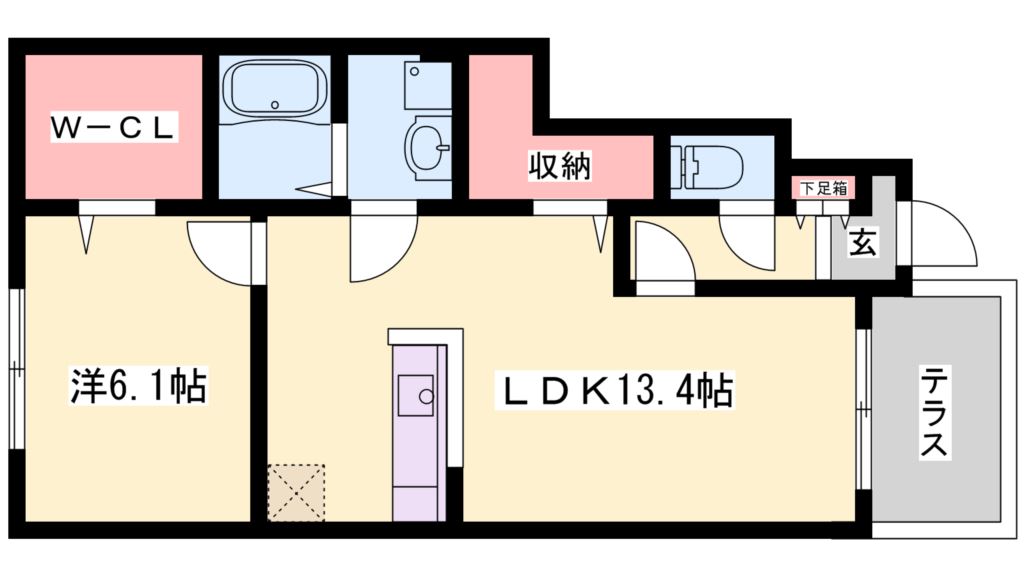 メゾン雅 間取り図