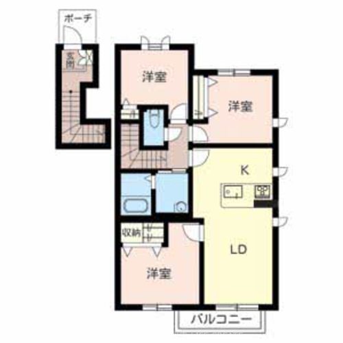 MAST COURT加古川南C 間取り図