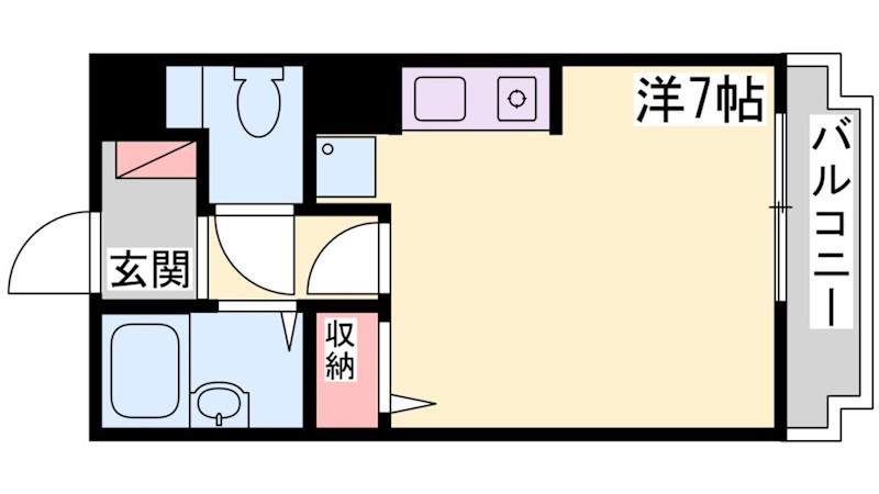尾上の松　ミドリマンション 間取り図