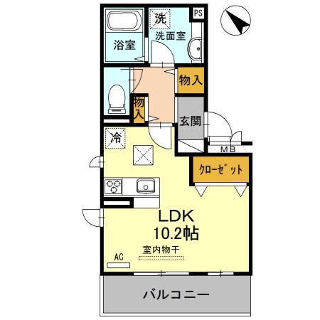メゾン　ソレイユ 間取り図